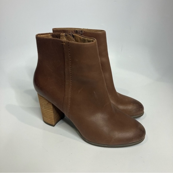 Vionic Kennedy ankle boots brown tan leather size 6 - Picture 2 of 10